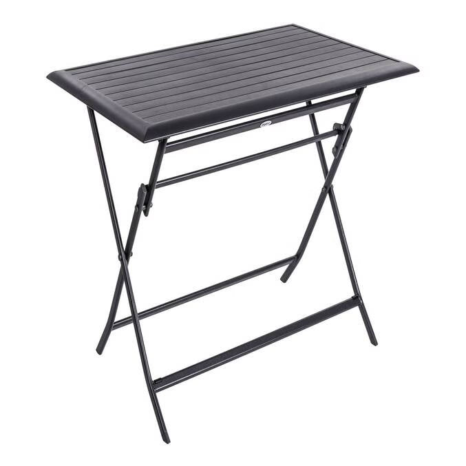 Table de jardin pliante rectangulaire AZUA Graphite