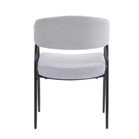 Christopher Knight Home Silas, chaises de salle à manger capitonnées avec accoudoirs et pieds en métal (Lot de 4)