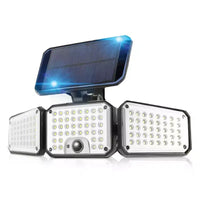 Éclairage solaire Bell and Howell Bionic, projecteur LED extérieur étanche avec détecteur de mouvement