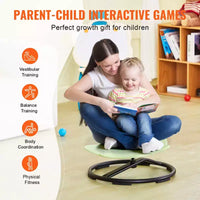 Chaise pivotante VEVOR Elephant pour enfants, capacité de 100 kg, chaise tournante à 360°, chaise jouet sensorielle pour enfants autistes avec base en métal antidérapante, vert