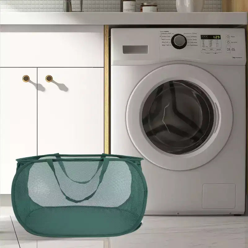 Unique Bargains panier à linge pliable simple couche 22.83x14.17x14.17 1 pc