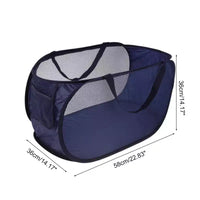 Unique Bargains panier à linge pliable simple couche 22.83x14.17x14.17 1 pc