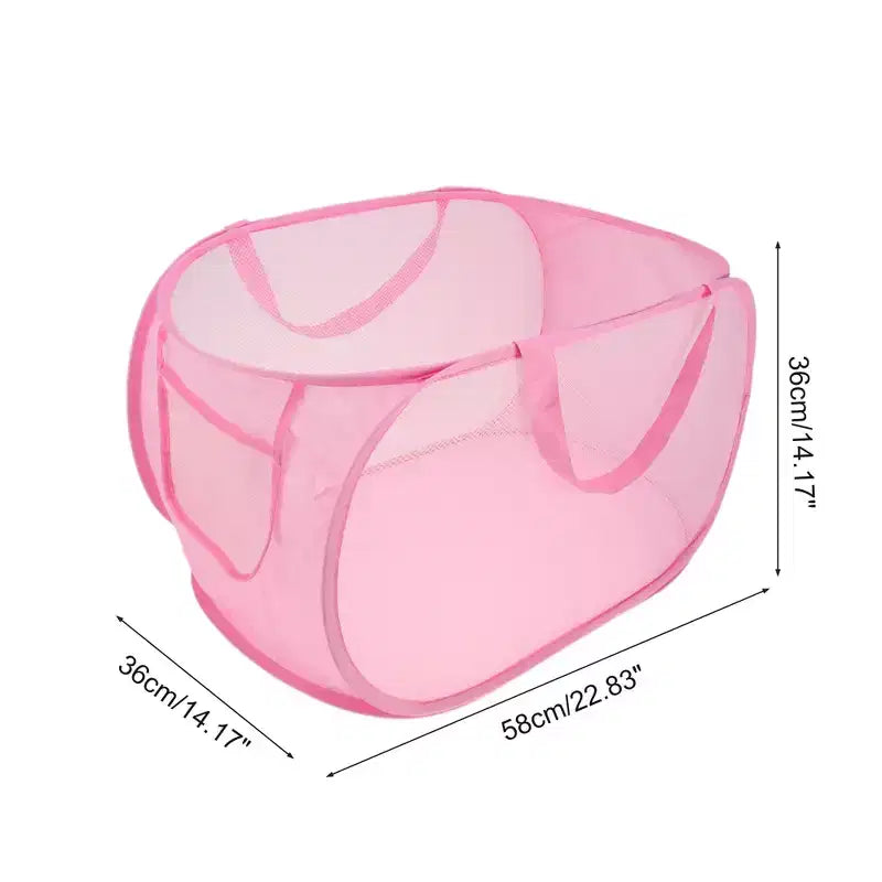 Unique Bargains panier à linge pliable simple couche 22.83x14.17x14.17 1 pc