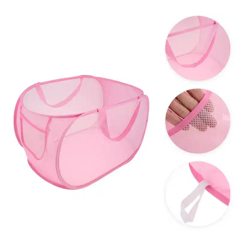 Unique Bargains panier à linge pliable simple couche 22.83x14.17x14.17 1 pc