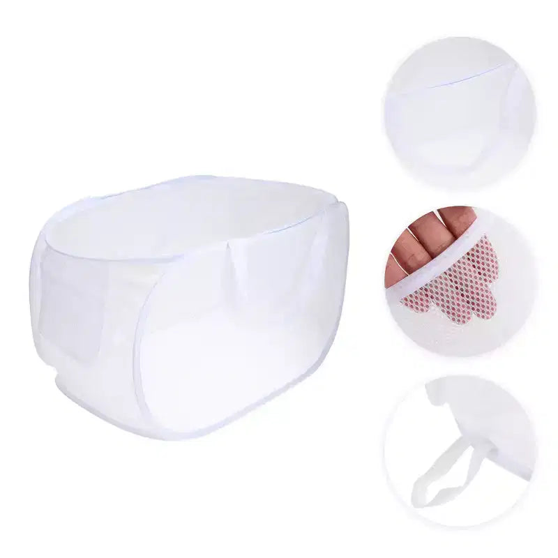Unique Bargains panier à linge pliable simple couche 22.83x14.17x14.17 1 pc