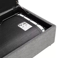 Lit Ottoman Convertible une place avec Matelas - Lit d'appoint peu encombrant pour Salon et Appartement