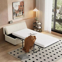 Lit Ottoman Convertible une place avec Matelas - Lit d'appoint peu encombrant pour Salon et Appartement