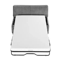 Lit Ottoman Convertible une place avec Matelas - Lit d'appoint peu encombrant pour Salon et Appartement