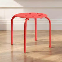 VECELO Tabourets empilables pour salle de classe, Tabourets portables en plastique de 30 cm de hauteur avec patins antidérapants pour l'école, Lot de 6/8
