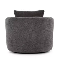 Fauteuil baquet pivotant rembourré Whisen 38.2 avec oreiller