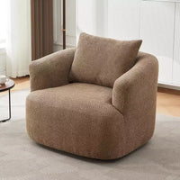 Fauteuil baquet pivotant rembourré Whisen 38.2 avec oreiller