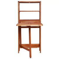 vidaXL Ensemble bistrot pliant 3 pièces en bois d'acacia massif