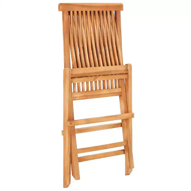 vidaXL Ensemble bistro pliant 3 pièces en bois de teck massif