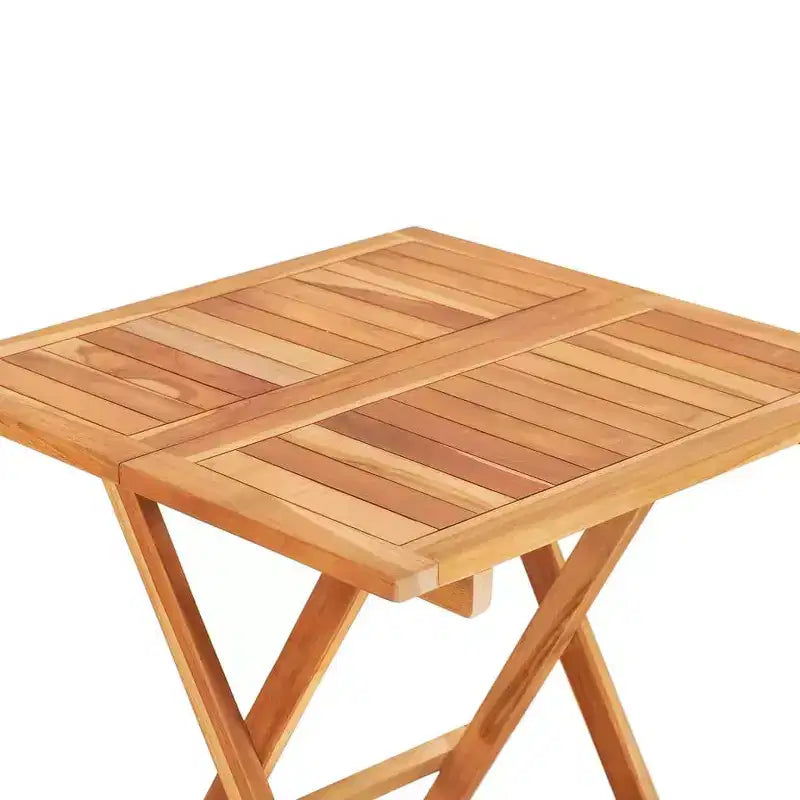 vidaXL Ensemble bistrot pliant 3 pièces en bois de teck massif