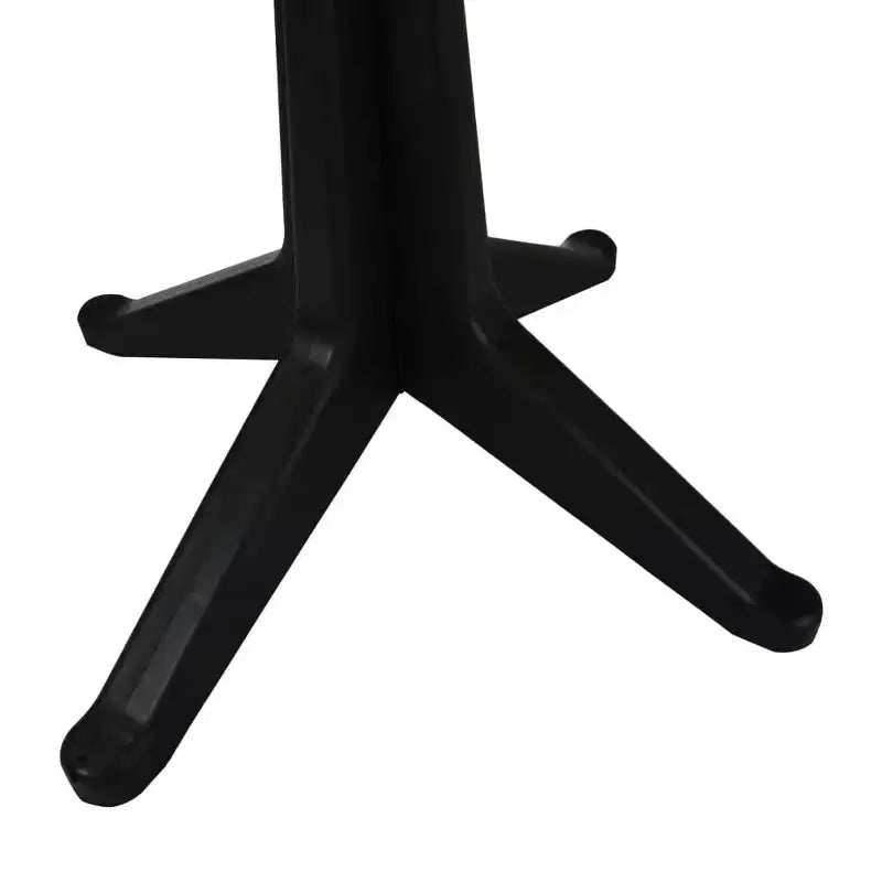 vidaXL Ensemble de bistrot, 2 pcs, aspect rotin, anthracite, plastique