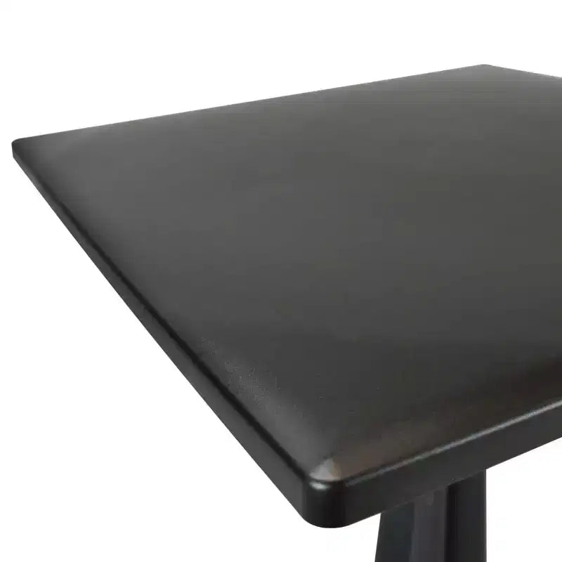 vidaXL Ensemble de bistrot, 2 pcs, aspect rotin, anthracite, plastique
