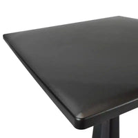 vidaXL Ensemble de bistrot, 2 pcs, aspect rotin, anthracite, plastique