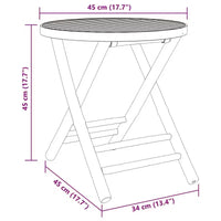 vidaXL Ensemble bistro en bambou naturel, 3 pièces, pliable