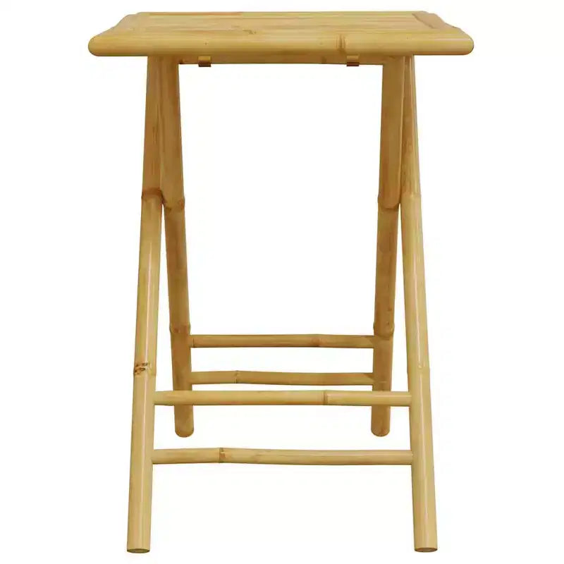 vidaXL Ensemble de bistrot Bambou naturel Bambou Ensemble de bistrot pliant moyen