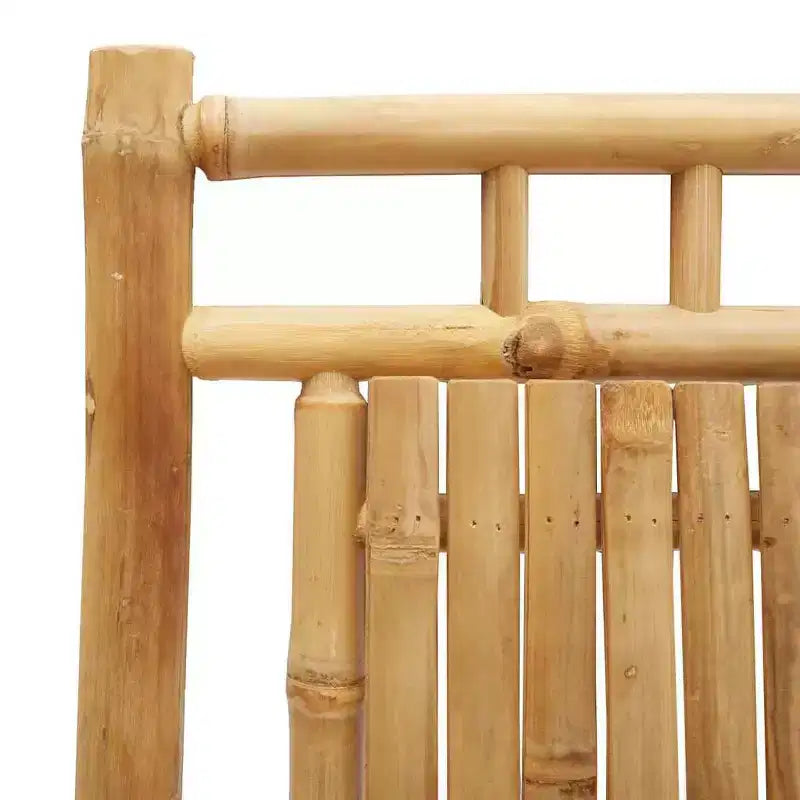 vidaXL Ensemble de bistrot Bambou naturel Bambou Ensemble de bistrot pliant moyen