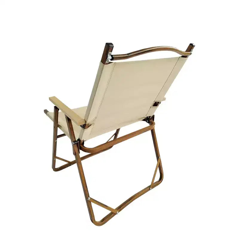 Chaise pliante et portable confortable avec accoudoirs, cadre en aluminium, chaise de voyage Kermit facile à plier et à transporter, lot de 4