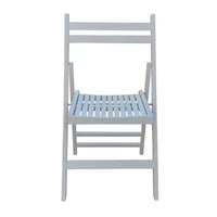 Chaise pliante à lattes en bois pour événements spéciaux - Blanche, lot de 4, CHAISE PLIANTE, STYLE PLIABLE