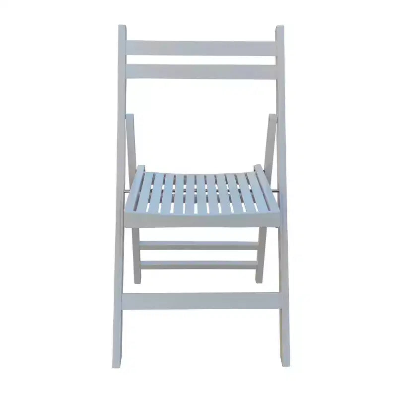 Chaise pliante à lattes en bois pour événements spéciaux - Blanche, lot de 4, CHAISE PLIANTE, STYLE PLIABLE