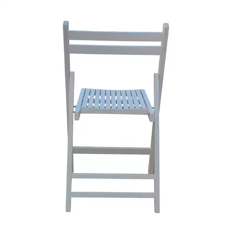 Chaise pliante à lattes en bois pour événements spéciaux - Blanche, lot de 4, CHAISE PLIANTE, STYLE PLIABLE