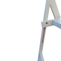 Chaise pliante à lattes en bois pour événements spéciaux - Blanche, lot de 4, CHAISE PLIANTE, STYLE PLIABLE