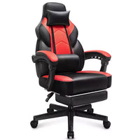 Chaises gaming Celebalcony pour adultes avec repose-pieds, dossier haut, soutien lombaire de massage, chaises d'ordinateur pivotantes à 360° à hauteur réglable