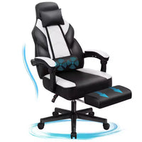 Chaises gaming Celebalcony pour adultes avec repose-pieds, dossier haut, soutien lombaire de massage, chaises d'ordinateur pivotantes à 360° à hauteur réglable