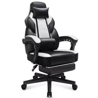Chaises gaming Celebalcony pour adultes avec repose-pieds, dossier haut, soutien lombaire de massage, chaises d'ordinateur pivotantes à 360° à hauteur réglable