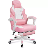 Chaises gaming Celebalcony pour adultes avec repose-pieds, dossier haut, soutien lombaire de massage, chaises d'ordinateur pivotantes à 360° à hauteur réglable