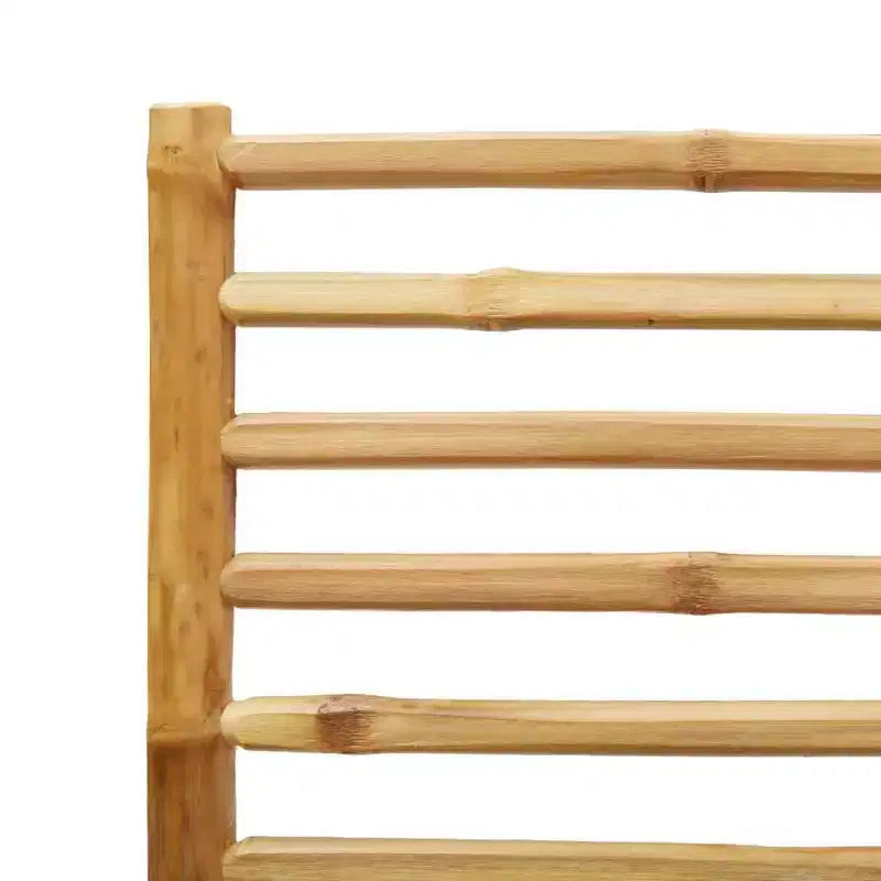 vidaXL Ensemble de bistrot Bambou naturel Bambou Taille standard Pliable