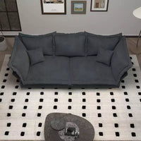 Canapé modulaire sectionnel, canapé profond avec grands oreillers, canapé-lit rembourré pour appartement, salon, hôtel, studio, bureau
