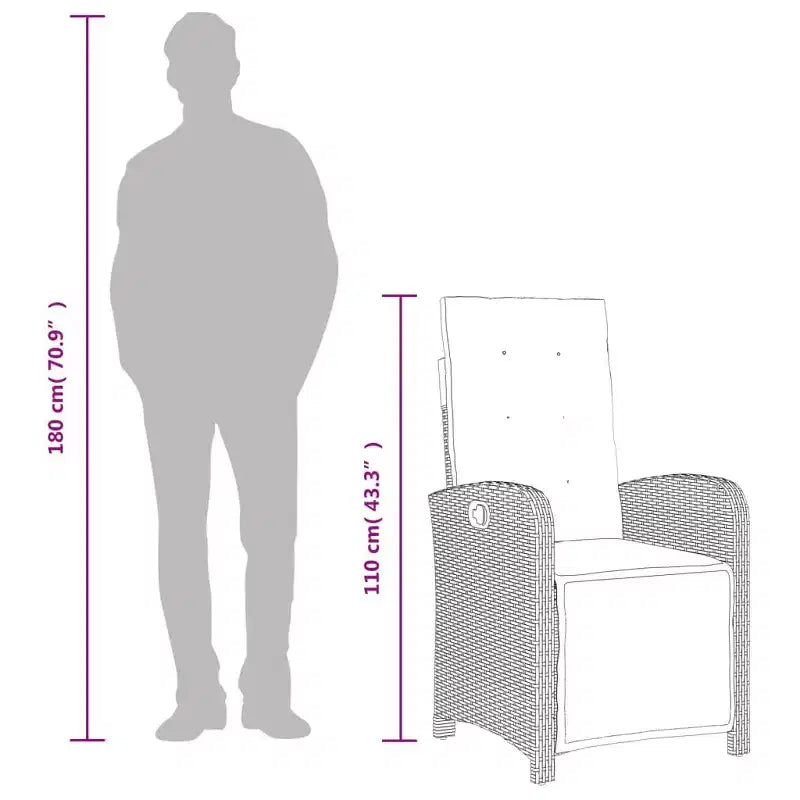 vidaXL Ensemble de salle à manger d'extérieur avec coussins - Élégant et confortable