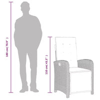 vidaXL Ensemble repas de patio avec coussins - Élégant et confortable