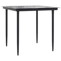 vidaXL Ensemble repas de patio avec coussins - Élégant et confortable