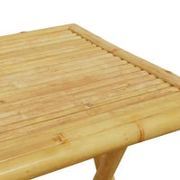vidaXL Ensemble de bistro pliant en bambou avec coussins