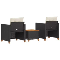 vidaXL Ensemble de bistro avec coussins de différentes couleurs