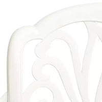 vidaXL Ensemble de bistrot en aluminium moulé, durable, rond