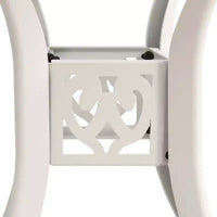vidaXL Ensemble de bistrot en aluminium moulé, durable, rond