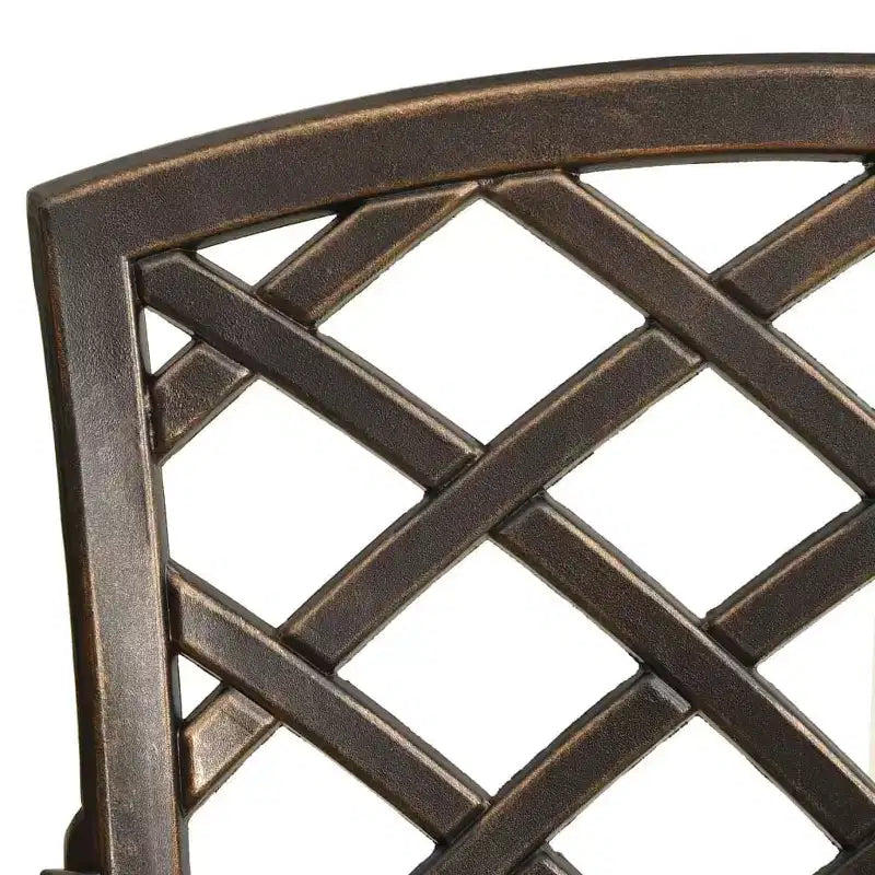 vidaXL Ensemble bistrot aluminium moulé