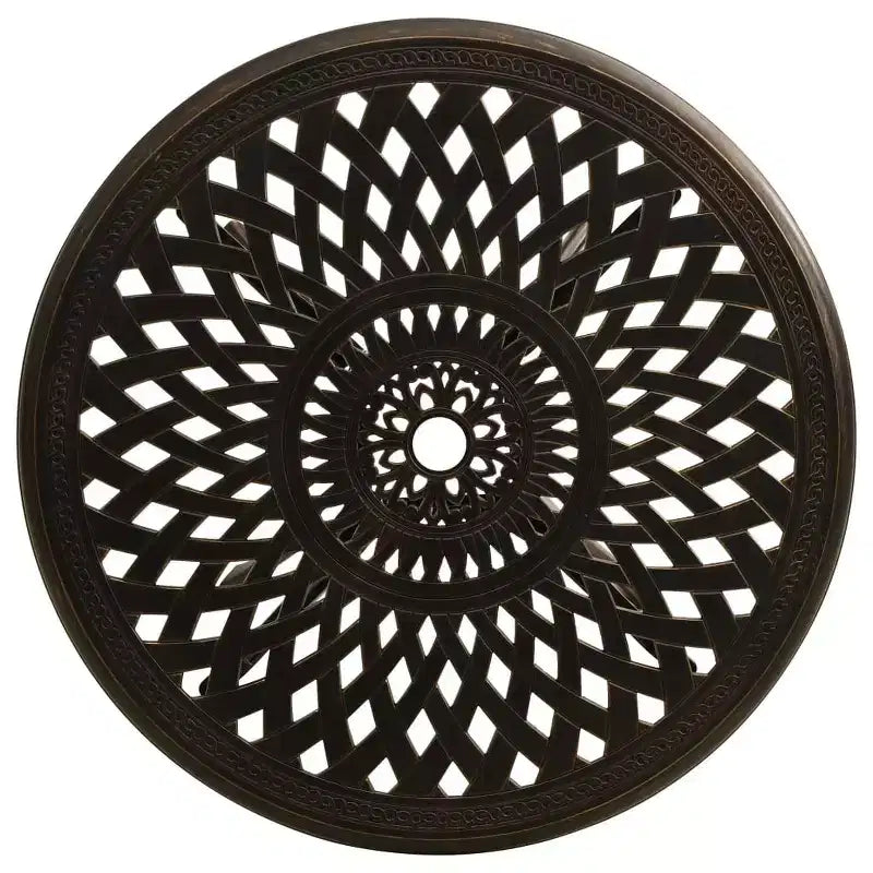 vidaXL Ensemble bistrot aluminium moulé
