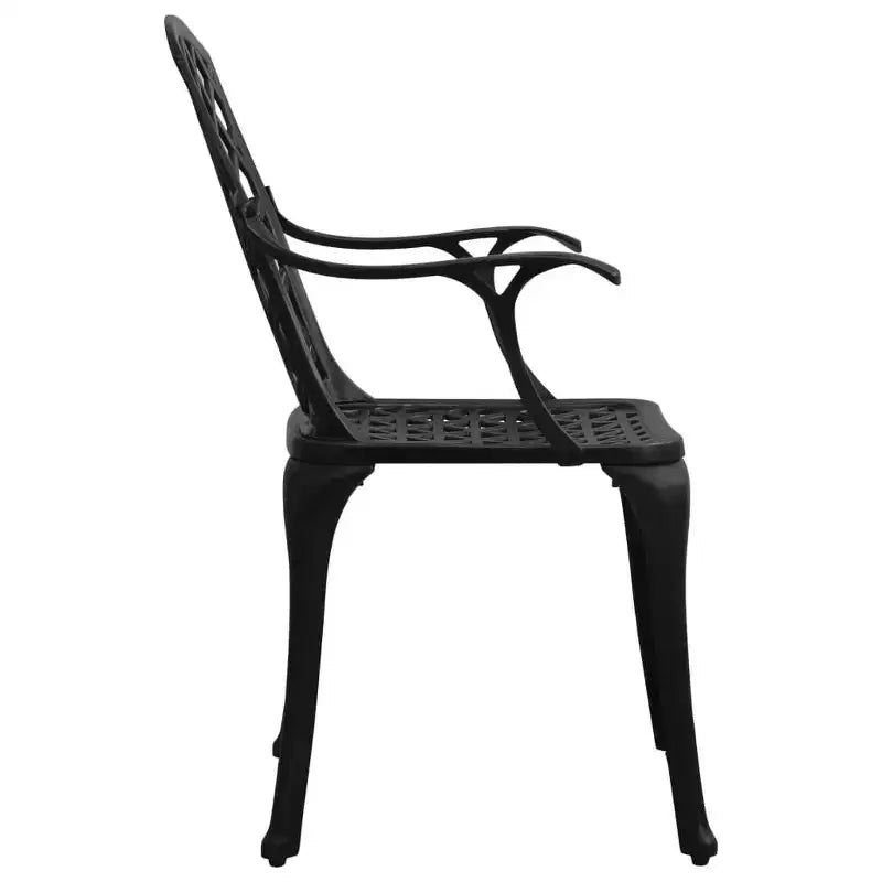 vidaXL Ensemble bistrot aluminium moulé