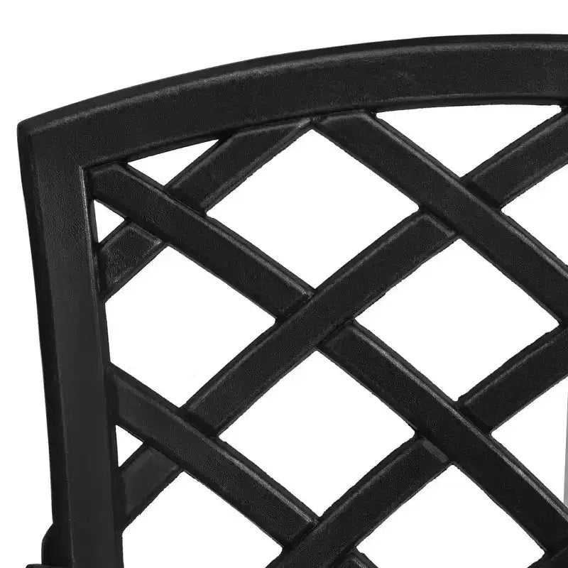 vidaXL Ensemble bistrot aluminium moulé