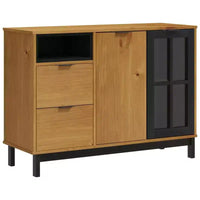 vidaXL Console de rangement pour salon OTTA Bois de pin massif