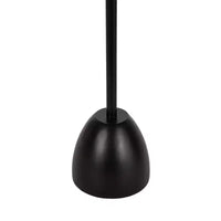 Table d'appoint festonnée Kate and Laurel Acari, 10x22, noire