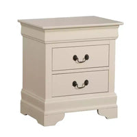 Table de Chevet Rectangulaire en Bois HomeStock pour Salon et Chambre à Coucher