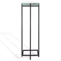 Table d'appoint en verre coulé Giabelle - SFV7905 - Noir/Transparent - Safavieh Couture